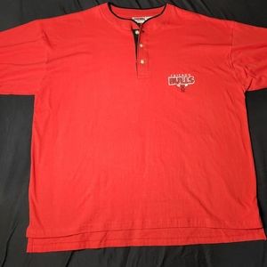 Vintage Chicago Bulls 1997 NBA Men's XL Henley